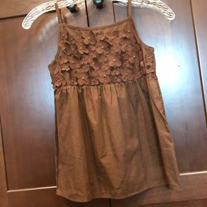 Girls Gymboree Brown Sun Top